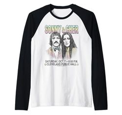 Sony and Cher Cleveland Hall Camiseta Manga Raglan