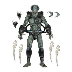 NECA 51589 Predator – Figurine Jungle en béton – Figurine Ultimate Deluxe Cœur en Pierre 25 cm, Noir