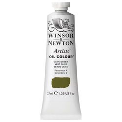 Winsor & Newton1214447 Artists' Oil Colour, professionele olieverf met maximale pigmentering en lichtechtheid - 37ml, Olive Green