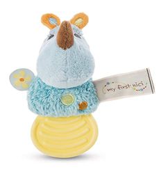 NICI Bijtring neushoorn Manuffi 12 cm