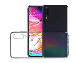 NOVAGO Compatibel met Samsung Galaxy A70 (6.7" SM-A705F / SM-A7050/ SM-A705FN/ SM-A705F/DS) - hoes case siliconen, crystal case transparant doorzichtig