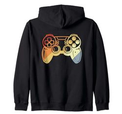 Vintage Gaming Controller Sketch Video Game Lover Sudadera con Capucha