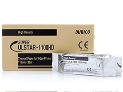 DURICO Papel de impresora de vídeo compatible con SONY UPP-110HD, alta densidad, 110x20, paquete de 5, 72747