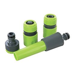 Silverline Tools 394989, Conjunto de conectores de mangueira, multicolorido, 5 peças