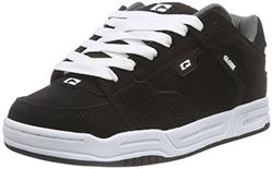 Globe Scribe Sneakers voor volwassenen, uniseks, Zwart Zwart Zwart Zwart Wit, 39 EU