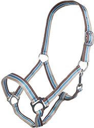 HKM Genf Halfter 8525 Marrone/Blu/Beige Tamburo pieno