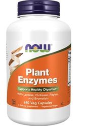 Now Foods, Plant Enzimes, Mezcla de enzimas, 240 cápsulas veganas