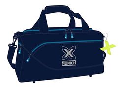 Safta München Nautic Sporttas, rugzak, ideaal voor kinderen van verschillende leeftijden, comfortabel en veelzijdig, kwaliteit en duurzaamheid, 50 x 25 x 25 cm, marineblauw, Donkerblauw, Standaard,