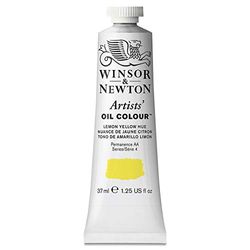 Winsor & Newton1214347 Artists' Oil Colour, professionele olieverf met maximale pigmentering en lichtechtheid - 37ml, Lemon Yellow Hue