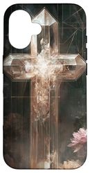 Gothic Cross Grunge Aesthetic Y2k Goth Christian Case for iPhone 16