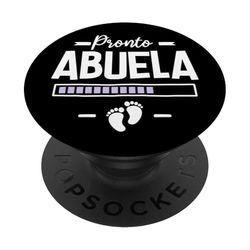 Pronto Abuela - Anuncio Embarazo Futuros Abuelos Sorpresa PopSockets PopGrip Adhesivo