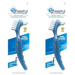 Efiseptyl 2 Têtes Brosse pour Prothèse Dentaire (Lot de 2)
