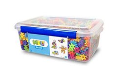 Meli Basic Constructor EDU 2000 | 2000 Building Blocks Including Wheels & Special Parts | Creative Plug-In Game for Children from 3 Years | Construction Toy for Vehicles, Robots & More