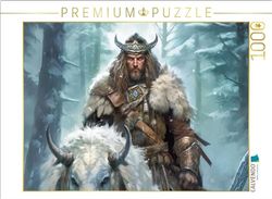 CALVENDO Puzzel Krijger in het bos | 1000 stukjes legformaat 64 x 48 cm fotopuzzel voor gelukkige uren