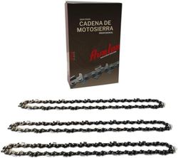 Avalon Procut - Confezione da 3 catene per motosega da 3/8", profilo normale da 058", 1,5 mm, 56 maglie e dente rotondo per spade da 38 cm circa. Compatibile con Einhell, Black & Decker, Oregon,