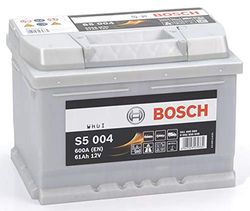 Bosch S5004 Bateria de carro 61A/h 600A tecnologia de chumbo-ácido para veículos sem sistema Start e Stop