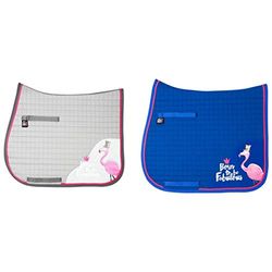 PFIFF 102522 Tapis de selle DR Fabulous Flamingo Gris Full