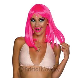 Bristol Novelty BW854 Chic Poppenpruik, neonroze, eenheidsmaat