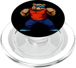 Oso Deporte Animal PopSockets PopGrip para MagSafe