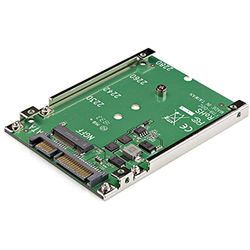 StarTech.com Adattatore da M.2 SATA SSD a 2.5in SATA, Convertitore da M.2 NGFF a SATA, 7mm, Staffa a telaio aperto, Adattatore per disco rigido M2 (SAT32M225)