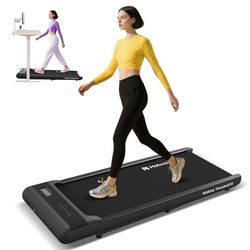 Mobvoi Loopkussen Onder Bureau Loopband Draagbare Kleine 2 in 1 Loopbanden voor Thuis en Kantoor Wandelen Joggen Hardlopen Machine Zwift Kinomap met LED Display Afstandsbediening 4 MPH
