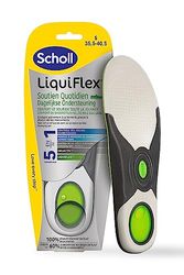 Scholl Plantillas LiquiFlex Soporte Diario – Zapatos Mujer Talla 35.5-40.5 – Memoria de Forma y Arco – 1 Par