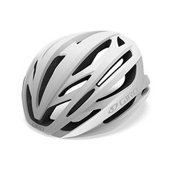 Giro Unisexe Adulte Syntax Casque Route - Blanc Mat/Argent, L 59-63cm