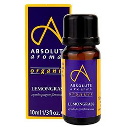 Absolute Aromas Organic Lemongrass Essential Oil