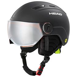 HEAD Mojo Visor MIPS Casque de Ski Jeunesse Unisexe, Noir, XXS