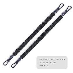INNSTAR, Bande di resistenza, accessori per esercizi, maniglie per fitness, barra per allenamento a casa, palestra, allenamento completo (fascia squat nera (15 kg)-55 cm)