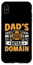 Carcasa para iPhone XS Max Dad's Detail Domain Auto Detailing Car Detailer Coches Padre