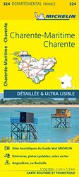 Charente-Maritime Charente - Michelin Local Map 324: Map