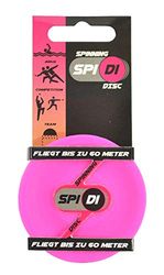 Kögler 93180 - Mini werpschijf SpiDi, siliconen spinning dic, ca. 6,5 cm in neonroze, frisbee in broekzakformaat, voor onderweg, op het strand, in de tuin, met vrienden, voor volwassenen en kinderen