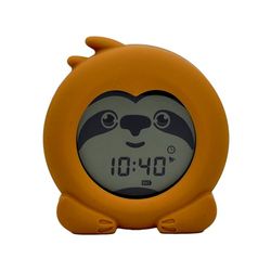 TensCare Sloth Clock – Sleep Trainer, Alarm and Night Light for Young Children, Helps Teach Time and Day and Night with Useful Colour Back Lit Screen, USB Powered and Soft Silicone Wrapped