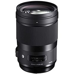 Sigma 40mm F1,4 DG HSM Art lens (filterdraad 82 mm) voor Sony-E, zwart