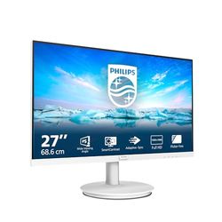 Philips 271V8AW - Monitor Full HD de 27 Pulgadas, Altavoces (1920x1080, 75 Hz, VGA, HDMI), Blanco