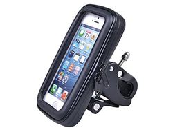 Maclean MC-688 Stuurtas Waterdichte Mobiele Case Mobiele Telefoon Pouch Bike Beugel Mount Houder (M), Zwart, M