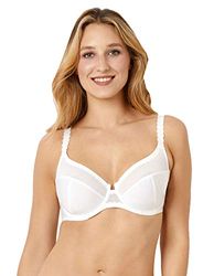 Sans Complexe Roxanne-Soutien Gorge Classique Armatures Reggiseno con Ferretto, Bianco (Blanc GCC), 2C (Taglia Unica: 90/105C) Donna