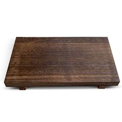 Lyfe Simple Rehausseur en bois pour décoration - Support rustique - Petit plateau en bois fait à la main - Porte-savon pour évier de cuisine, porte-savon, plateau en bois pour salle de bain