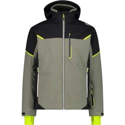 CMP - Giacca da Uomo con Cappuccio e Zip, Kaki, 52