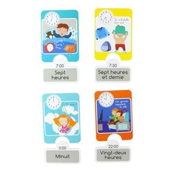 Jeux 2 mômes Juegos 2 Momes ea5002 Tarjeta Éducative – J 'apprends la Hora – 24 pcs Papel MULTICOULEUR, 50 cm, Multicolor, 5 x 15 x 23,50 cm