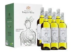 Marques De Riscal - Vino Blanco Sauvignon Blanc 100% Organic D.O. Rueda - Caja 6 Botellas x 750 ml