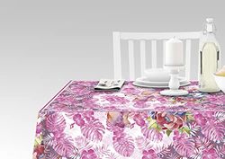 Doge Milano Nappe avec impression numérique, 100% Made in Italy Nappe antidérapante pour salle à manger, lavable et antitache, Modèle Hermes - Roncone, cm 180x140