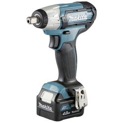 Makita TW141DSMJ - Atornillador de impacto inalámbrico (12 V, 4,0 Ah, batería y cargador en MAKPAC)