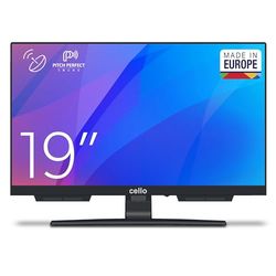 Cello C1924SH TV da 19 pollici facile da configurare, non smart, con triplo sintonizzatore senza cornice (DVB-C/-S2/-T2) “Pitch Perfect Sound” Prodotto in Europa [2025]