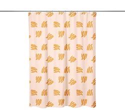 Bonamaison Digitally Printed Shower Curtain, 1 Piece 150x200 Cm - Designed And Manufactured in Turkey