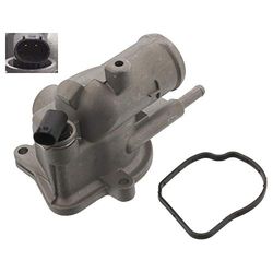 Febi bilstein 102115 - Termostato com carcaça, junta e interruptor de temperatura, 1 unidade