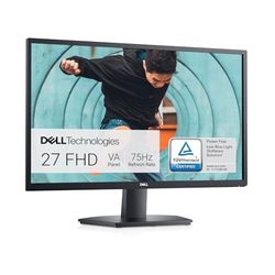 Dell SE2722HX 27" Full HD (1920x1080) Monitor, 75Hz, VA, 4ms, AMD FreeSync, HDMI, VGA, 3 Anni di Garanzia, Nero