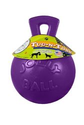 Jolly Pets Bola para mastigar Tug-n-Toss, resistente e com alça