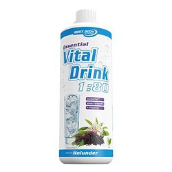 Best Body Nutrition Essential Vital Drink 1000ml bouteille Sureau
